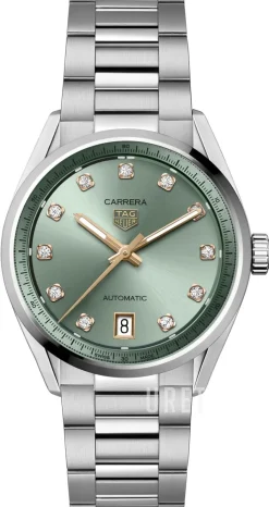 Carrera Grön/Stål Ø36 mm