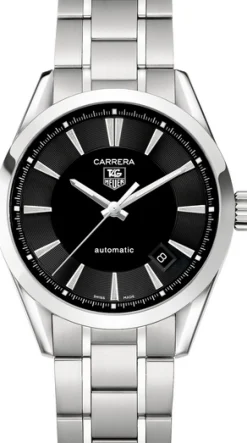 Carrera 36mm Svart/Stål Ø36 mm