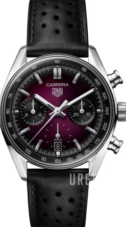 Carrera Röd/Läder Ø39 mm