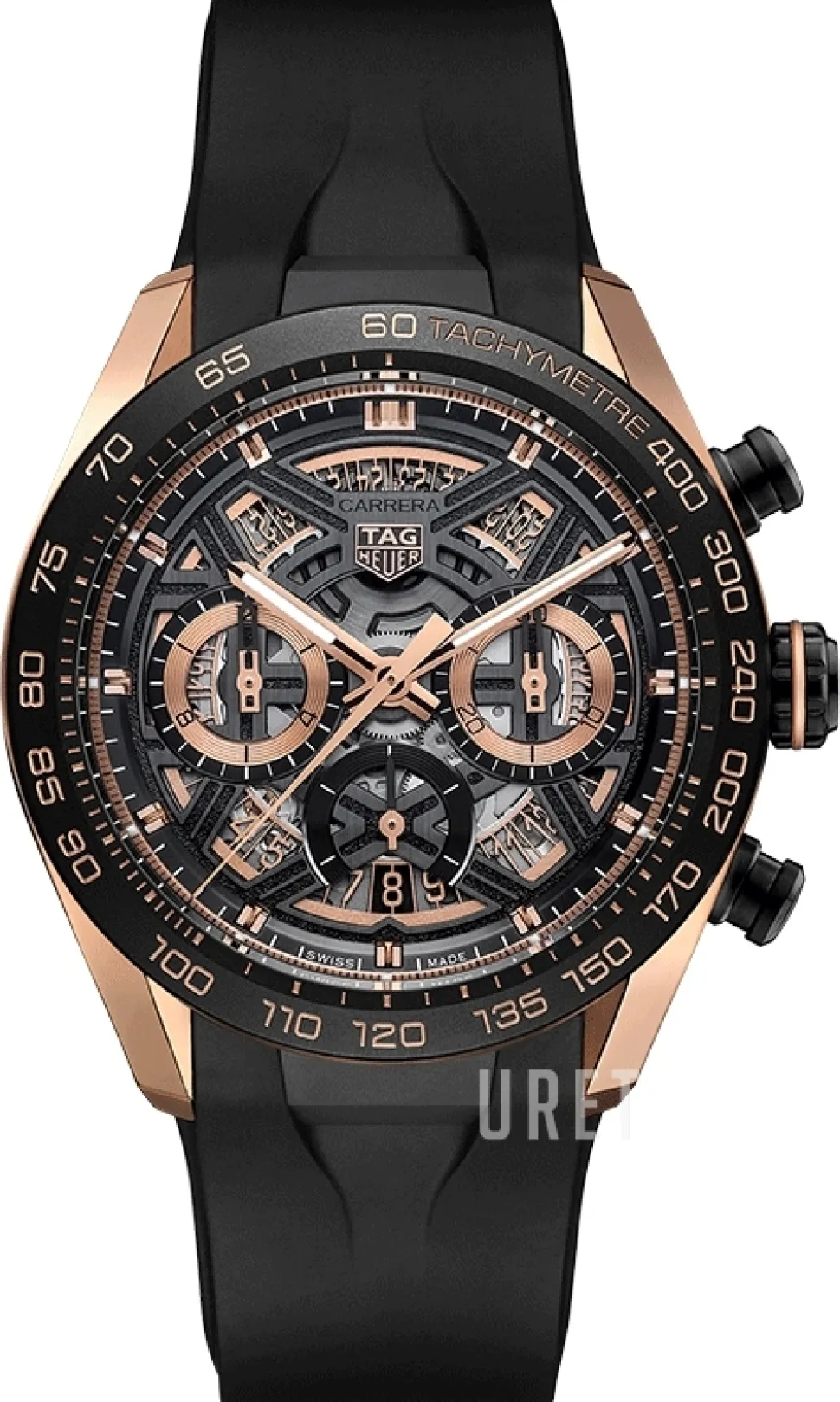 Carrera Svart/Gummi Ø44 mm