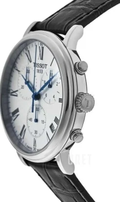 Carson Silverfärgad/Läder Ø41 mm