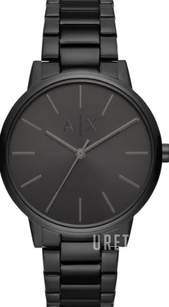 Cayde Svart/Stål Ø42 mm