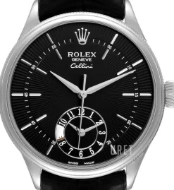 Cellini Dual Time Svart/Läder Ø39 mm