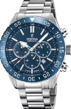 Ceramic Blå/Stål Ø44 mm