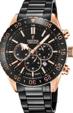 Ceramic Svart/Stål Ø44 mm