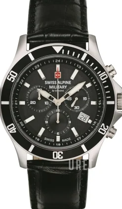 Challenger Chrono Svart/Läder Ø42 mm