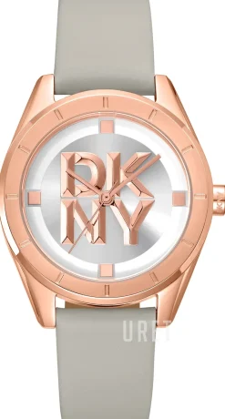 Chambers Midi Silverfärgad/Läder Ø34 mm