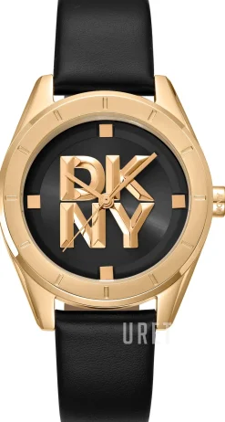 Chambers Midi Svart/Läder Ø34 mm