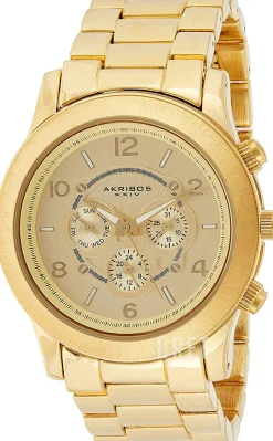 Champagnefärgad/Gulguldtonat stål Ø44.5 mm