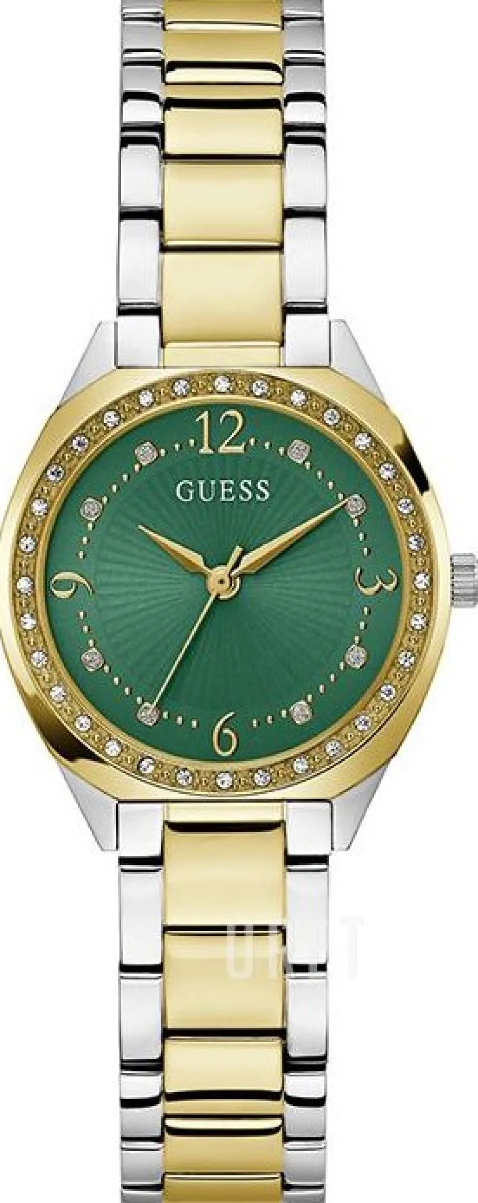 Charlotte Grön/Gulguldtonat stål Ø30 mm