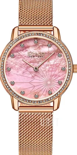 Chelsea Rosa/Roséguldstonat stål Ø34 mm