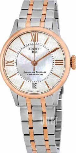 Chemin Des Tourelles Silverfärgad/Roséguldstonat stål Ø32 mm