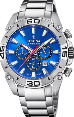 Chrono Bike Blå/Stål Ø45.5 mm