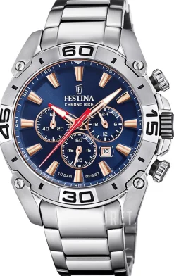 Chrono Bike Blå/Stål Ø45.5 mm