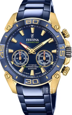 Chrono Bike Blå/Stål Ø45.5 mm