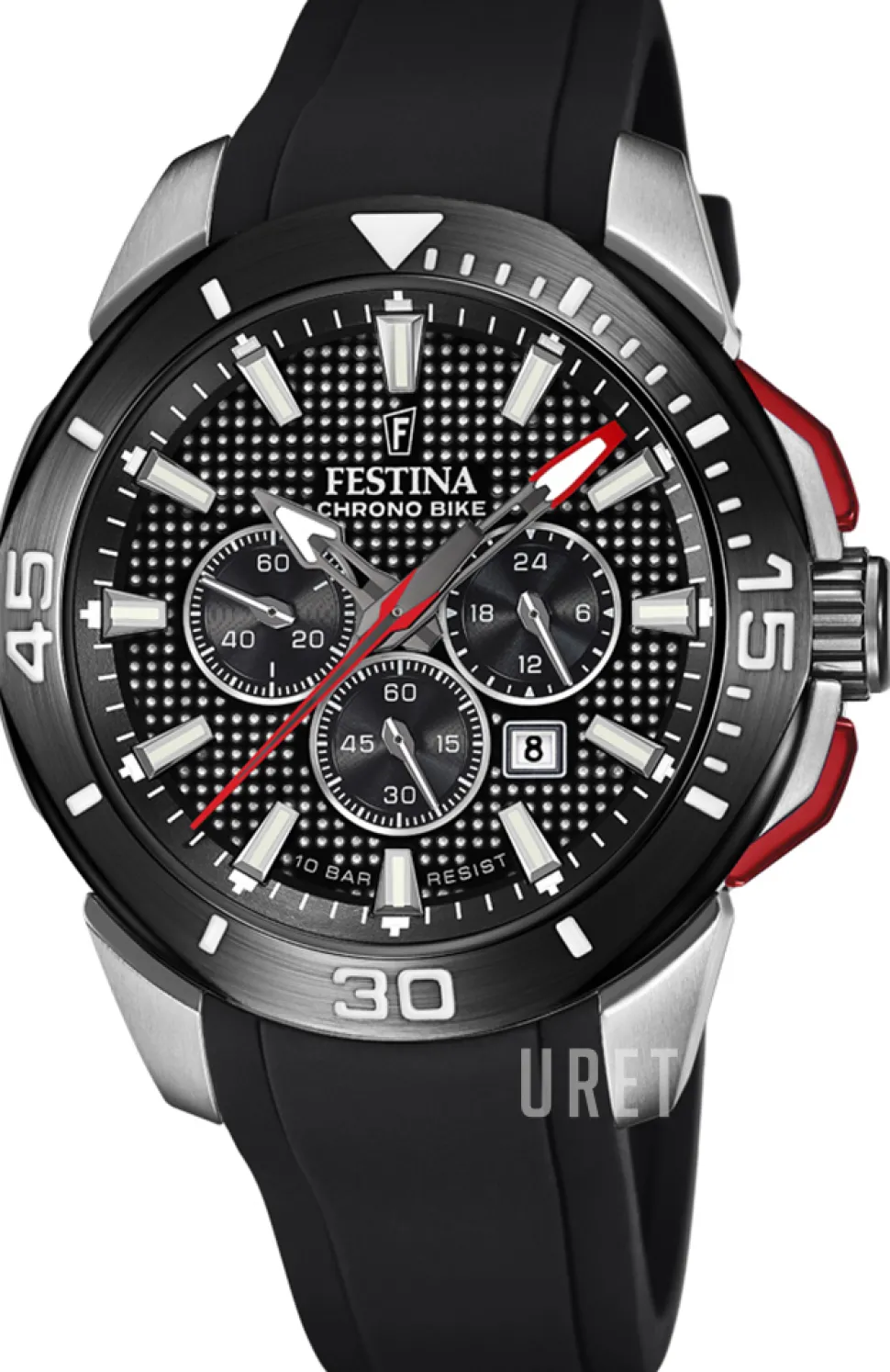 Chrono Bike Svart/Gummi Ø47 mm