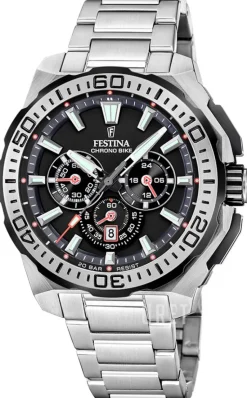 Chrono Bike Svart/Stål Ø45.5 mm