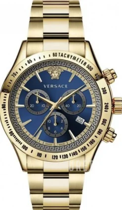 Chrono Classic Blå/Gulguldtonat stål Ø43 mm