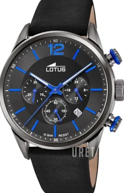 Chrono Grå/Läder Ø43 mm