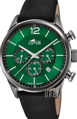 Chrono Grön/Läder Ø43 mm