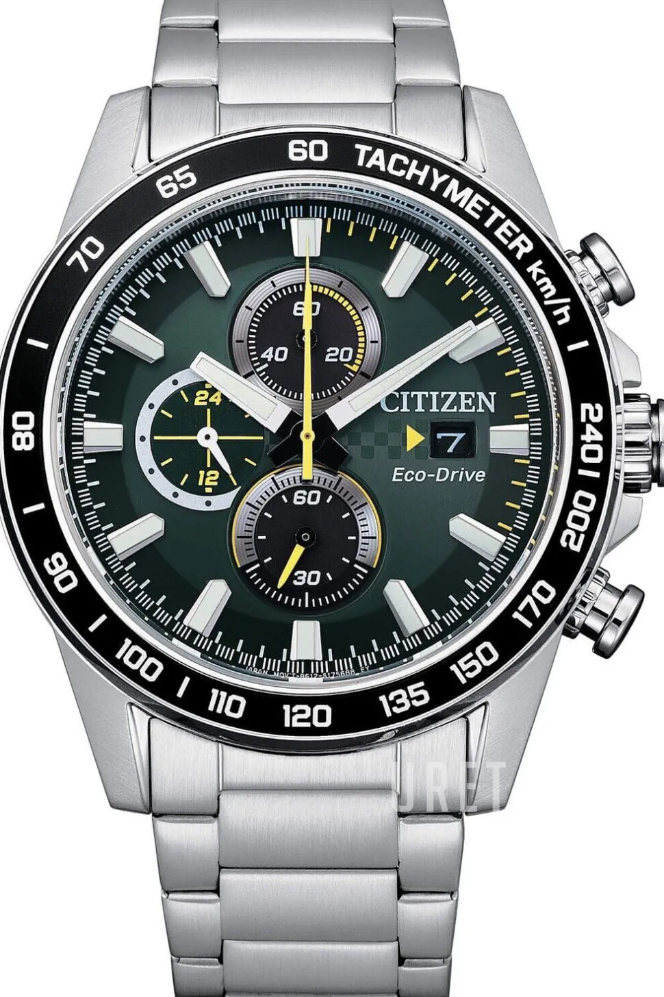 Chrono Grön/Stål Ø44 mm