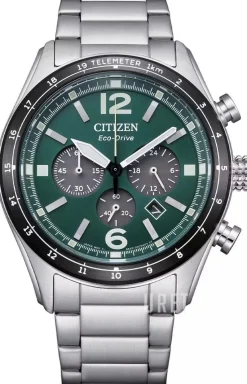 Chrono Grön/Stål Ø43 mm