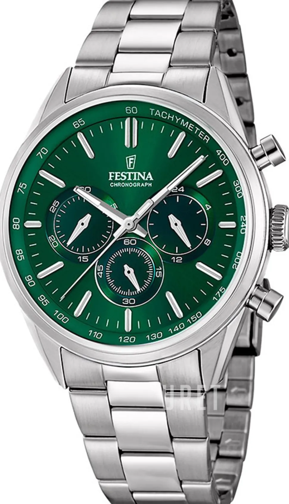 Chrono Grön/Stål Ø43.5 mm