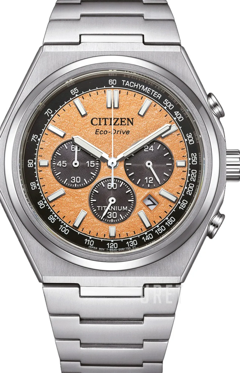 Chrono Orange/Titan Ø43 mm