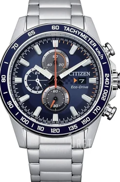 Chrono Racing Blå/Stål Ø44 mm