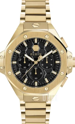 Chrono Royal Svart/Gulguldtonat stål Ø42 mm