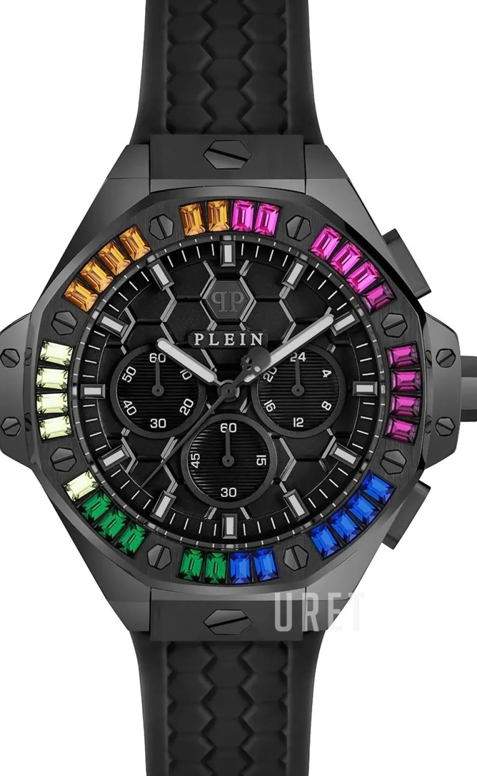 Chrono Royal Svart/Gummi Ø42 mm