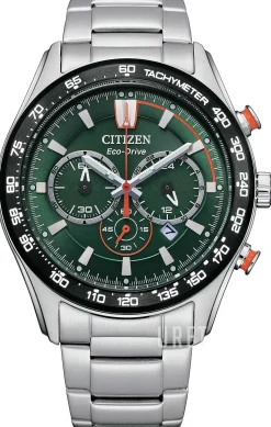 Chrono Sport Grön/Stål Ø43 mm