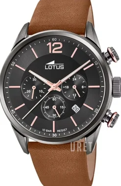 Chrono Svart/Läder Ø44 mm