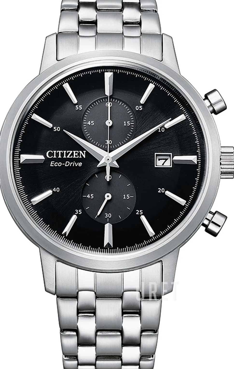 Chrono Svart/Stål Ø42 mm