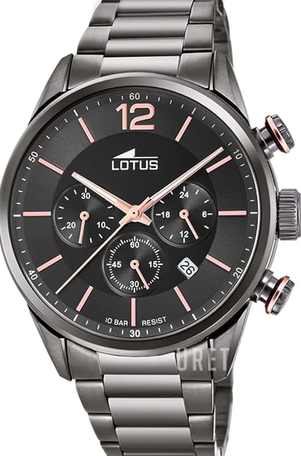 Chrono Svart/Stål Ø44 mm