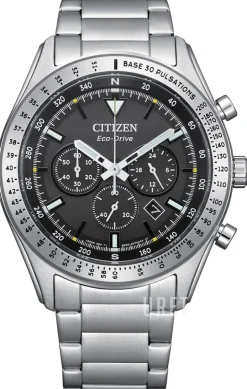 Chrono Svart/Stål Ø44 mm