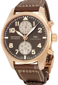 Chronograph Antoine de Saint Exupery Brun/Läder Ø43 mm