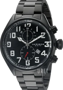 Chronograph Svart/Stål Ø46.5 mm