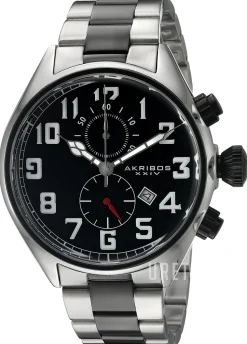 Chronograph Svart/Stål Ø46.5 mm