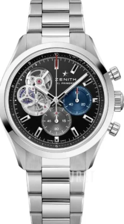 Chronomaster Open Svart/Stål Ø39.5 mm