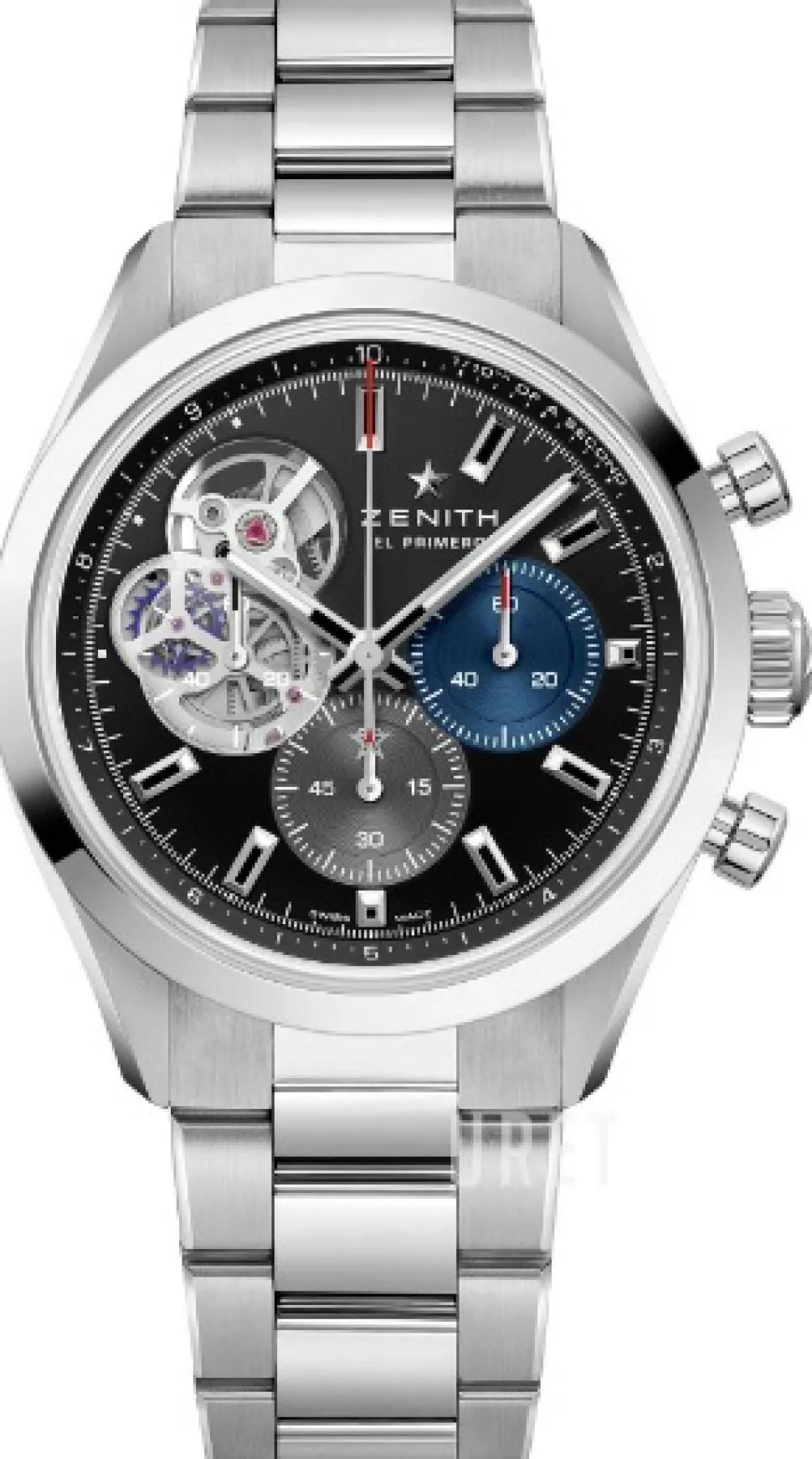 Chronomaster Open Svart/Stål Ø39.5 mm