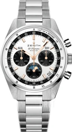 Chronomaster Original Vit/Stål Ø38 mm