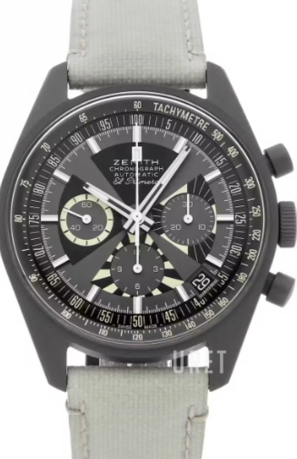 Chronomaster Revival Grå/Gummi Ø38 mm