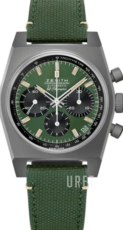 Chronomaster Revival Grön/Gummi Ø37 mm