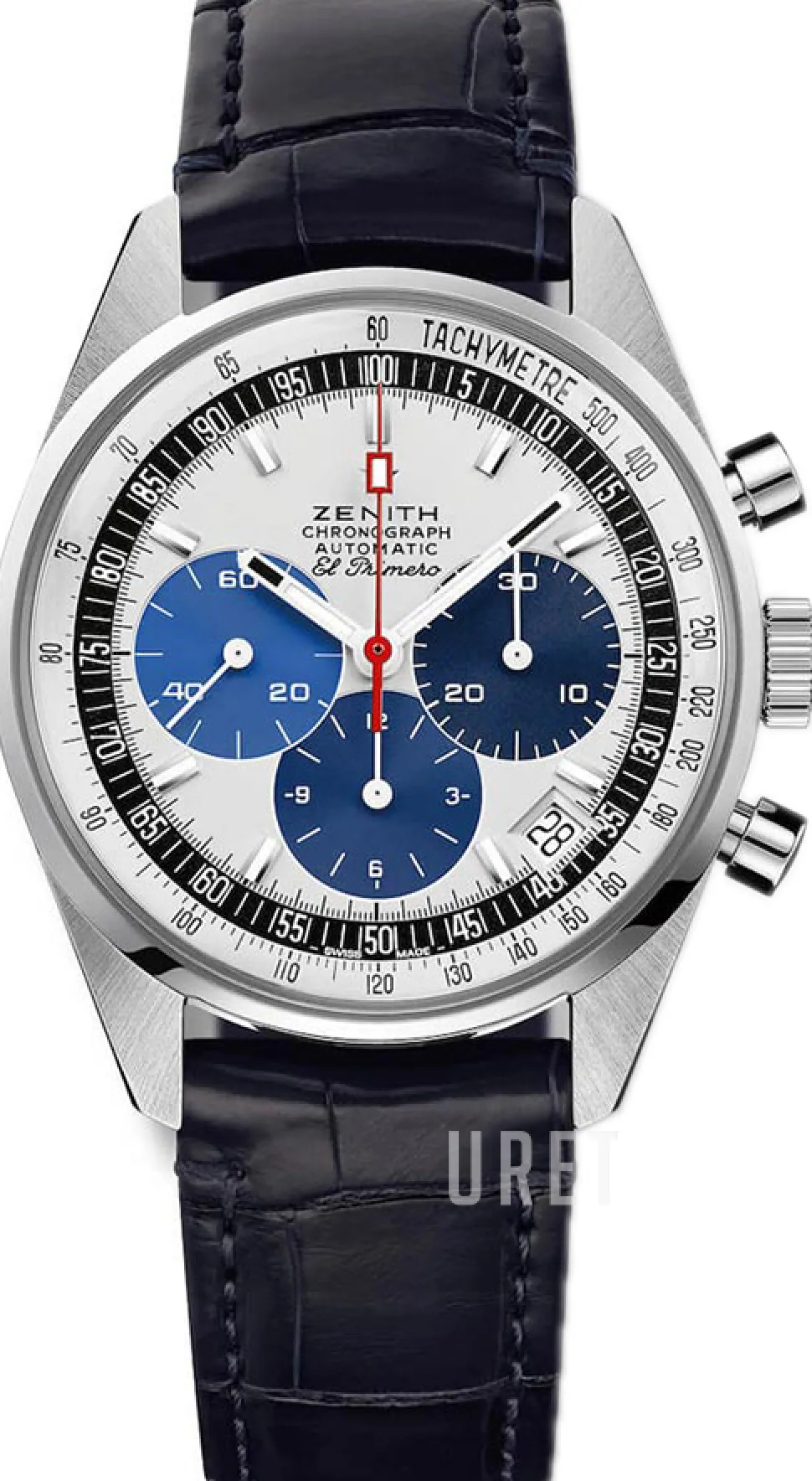 Chronomaster Revival Vit/Läder Ø38 mm