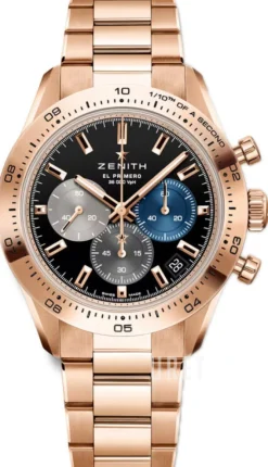 Chronomaster Sport Svart/18 karat roséguld Ø41 mm