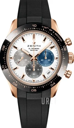 Chronomaster Sport Vit/Gummi Ø41 mm