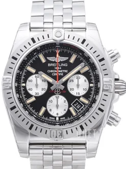 Chronomat 44 Airborne Svart/Stål Ø44 mm