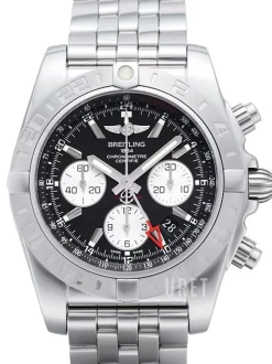 Chronomat 44 GMT Svart/Stål Ø44 mm