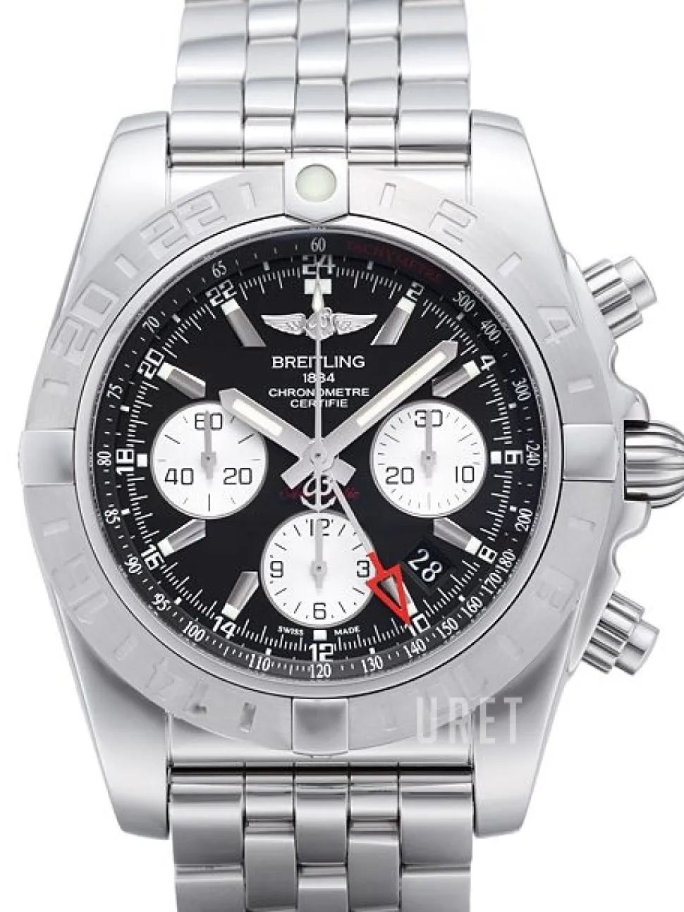 Chronomat 44 GMT Svart/Stål Ø44 mm